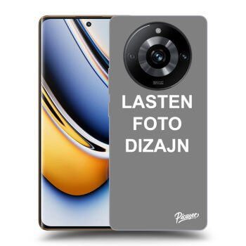 Picasee silikonski črni ovitek za Realme 11 Pro+ - Lasten foto dizajn