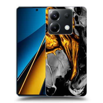 Ovitek za Xiaomi Poco X6 - Black Gold