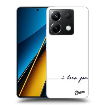 Ovitek za Xiaomi Poco X6 - I love you