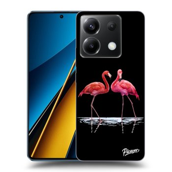Ovitek za Xiaomi Poco X6 - Flamingos couple