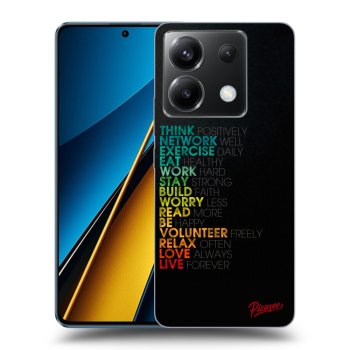 Ovitek za Xiaomi Poco X6 - Motto life
