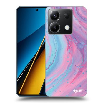 Ovitek za Xiaomi Poco X6 - Pink liquid