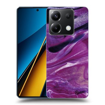 Ovitek za Xiaomi Poco X6 - Purple glitter