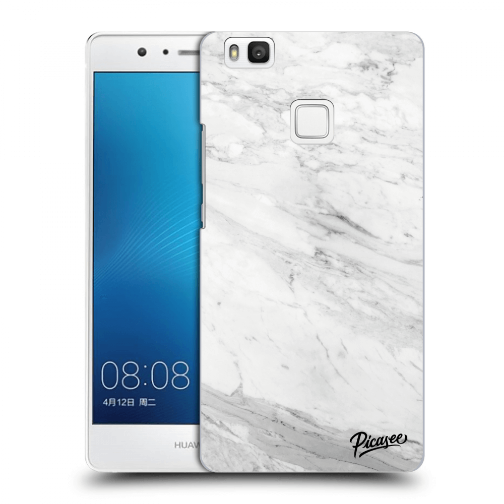 Picasee silikonski prozorni ovitek za Huawei P9 Lite - White marble