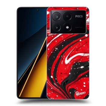 Ovitek za Xiaomi Poco X6 Pro - Red black