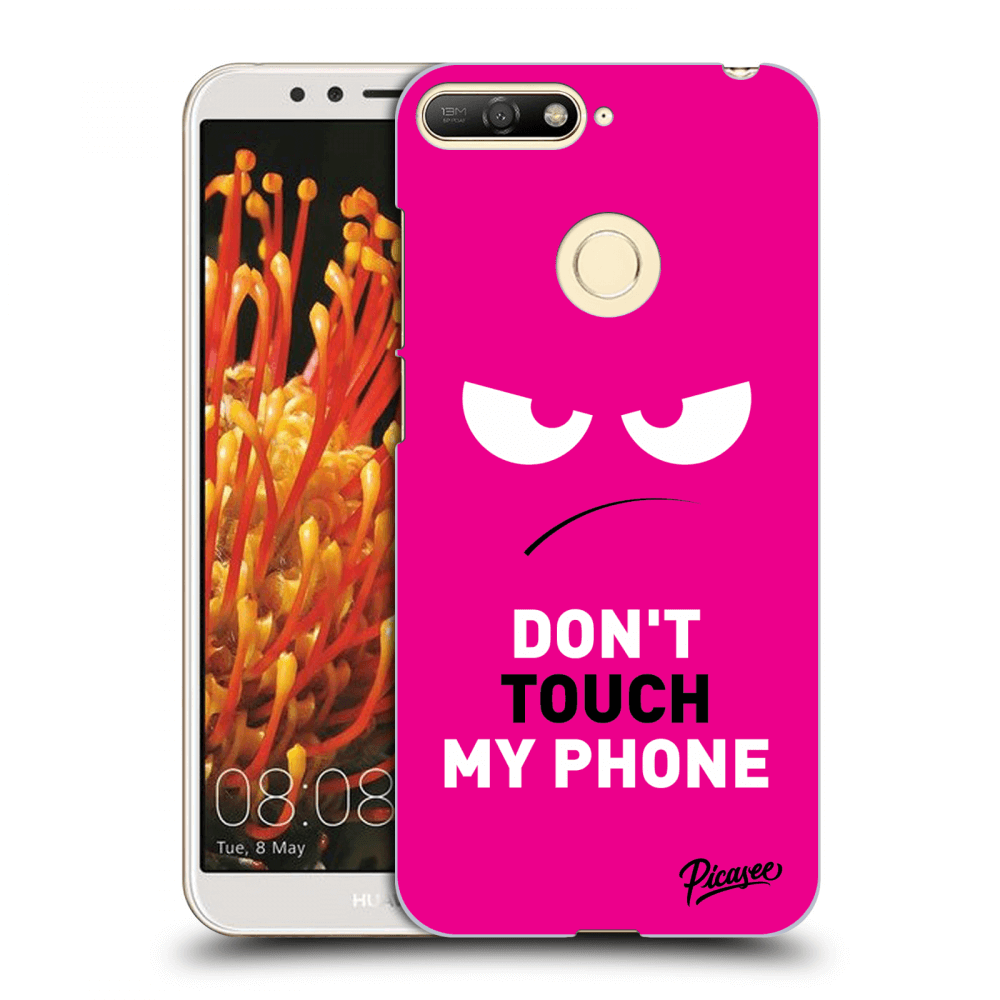 Picasee ULTIMATE CASE za Huawei Y6 Prime 2018 - Angry Eyes - Pink