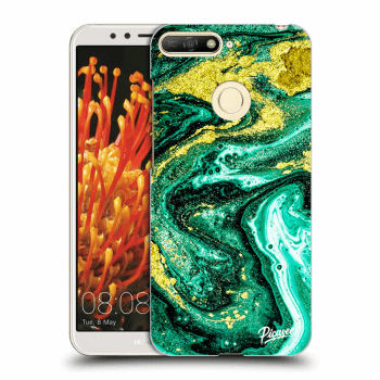 Picasee ULTIMATE CASE za Huawei Y6 Prime 2018 - Green Gold