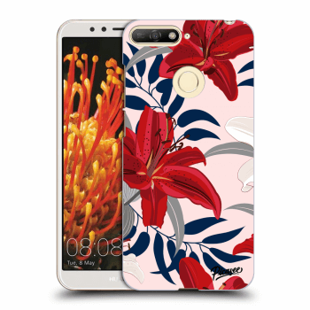 Picasee ULTIMATE CASE za Huawei Y6 Prime 2018 - Red Lily