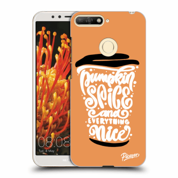 Ovitek za Huawei Y6 Prime 2018 - Pumpkin coffee