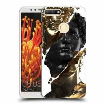 Picasee ULTIMATE CASE za Huawei Y6 Prime 2018 - Gold - Black