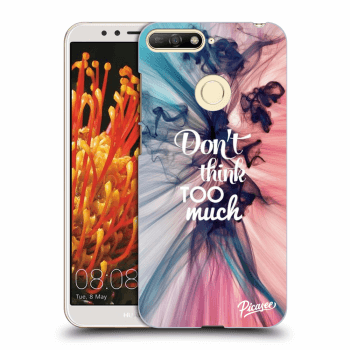 Picasee ULTIMATE CASE za Huawei Y6 Prime 2018 - Don't think TOO much