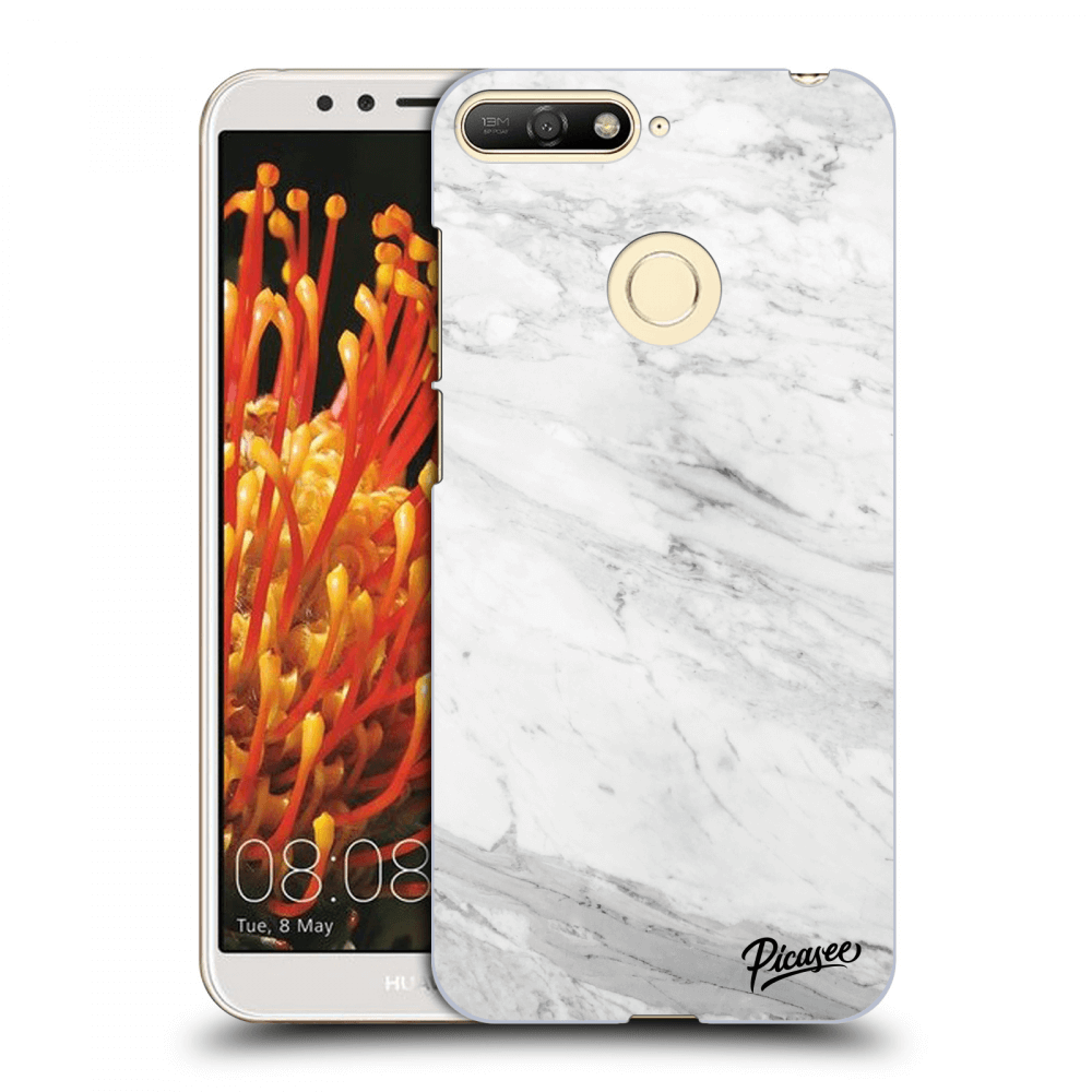 Picasee ULTIMATE CASE za Huawei Y6 Prime 2018 - White marble