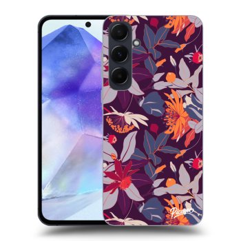Ovitek za Samsung Galaxy A55 A556B - Purple Leaf