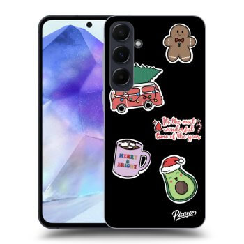 Picasee ULTIMATE CASE za Samsung Galaxy A55 A556B - Christmas Stickers