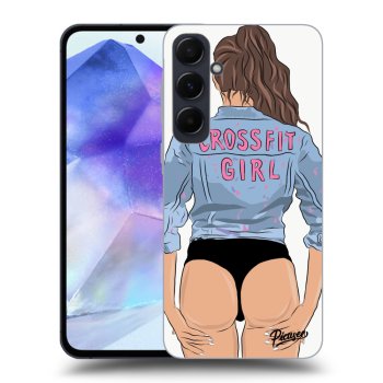 Picasee ULTIMATE CASE za Samsung Galaxy A55 A556B - Crossfit girl - nickynellow