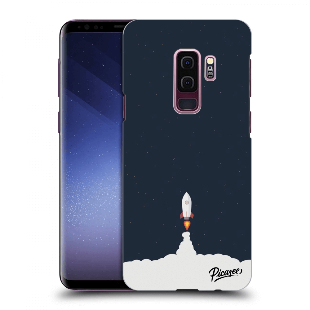 Picasee silikonski črni ovitek za Samsung Galaxy S9 Plus G965F - Astronaut 2