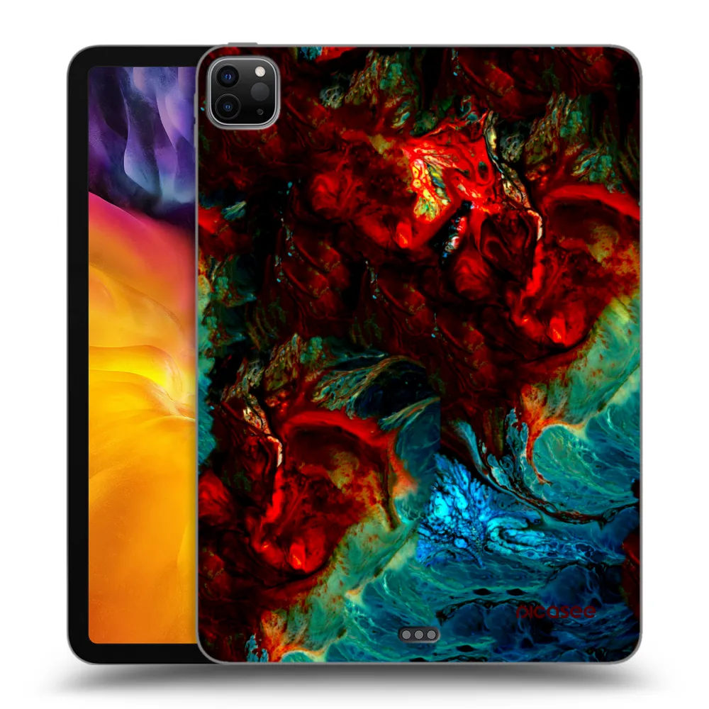 Picasee silikonski črni ovitek za Apple iPad Pro 11" 2024 (7.gen.) - Universe