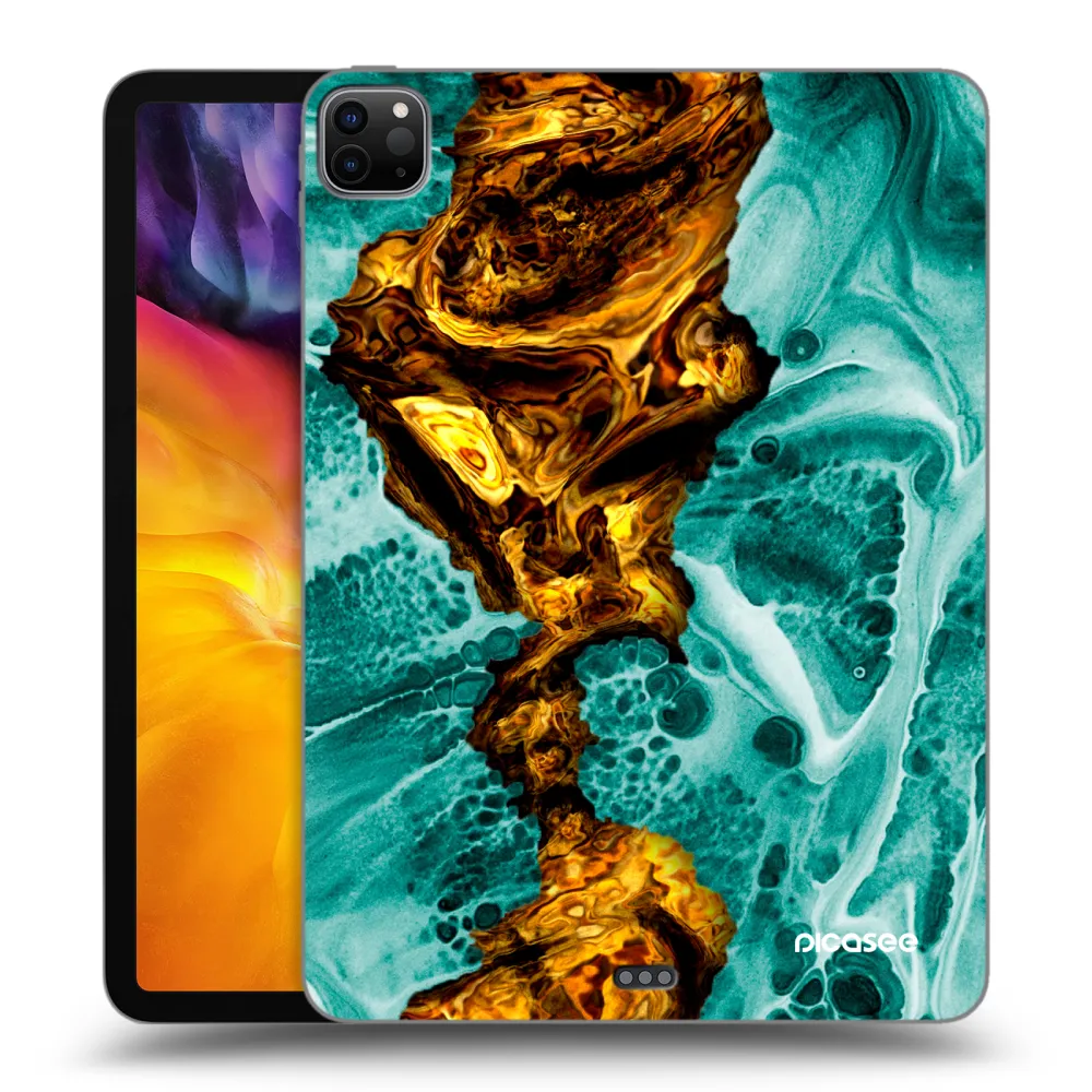 Picasee silikonski črni ovitek za Apple iPad Pro 11" 2024 (7.gen.) - Goldsky