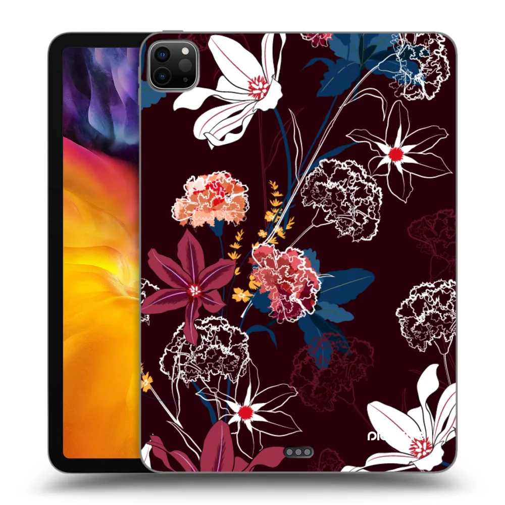 Picasee silikonski črni ovitek za Apple iPad Pro 11" 2024 (7.gen.) - Dark Meadow