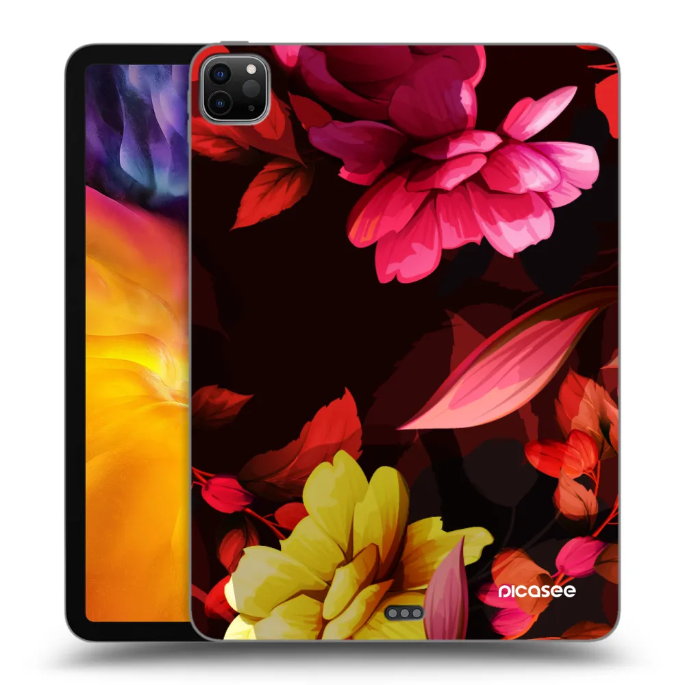 Picasee silikonski črni ovitek za Apple iPad Pro 11" 2024 (7.gen.) - Dark Peonny