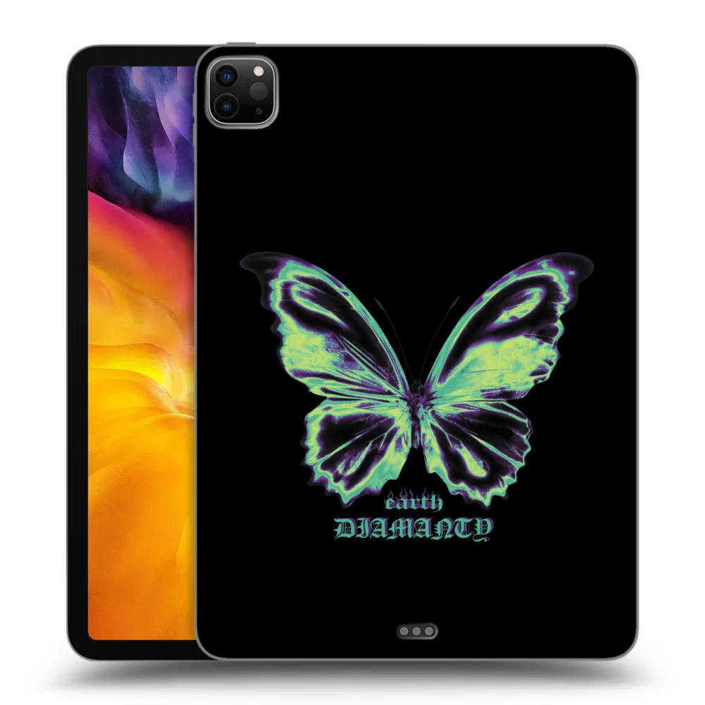 Picasee silikonski črni ovitek za Apple iPad Pro 11" 2024 (7.gen.) - Diamanty Blue