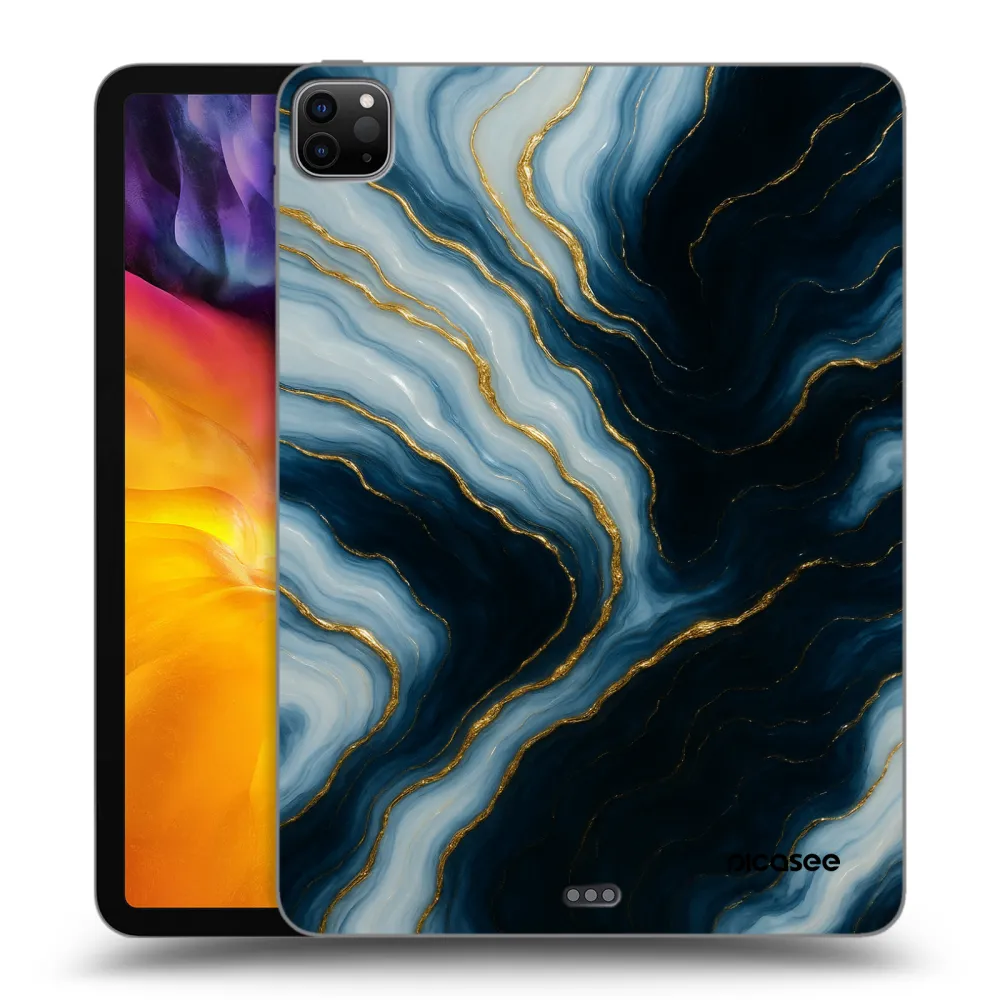Picasee silikonski črni ovitek za Apple iPad Pro 11" 2024 (7.gen.) - Luna