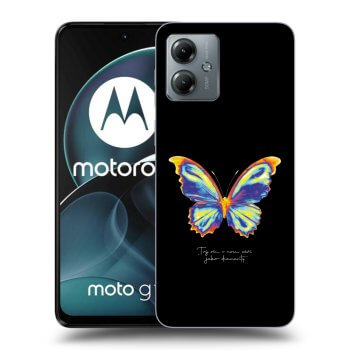 Ovitek za Motorola Moto G14 - Diamanty Black