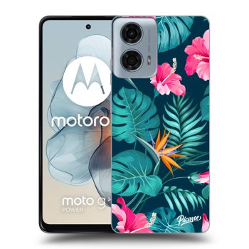 Ovitek za Motorola Moto G24 - Pink Monstera
