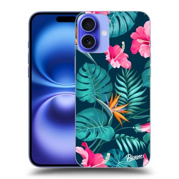 Ovitek za Apple iPhone 16 Plus - Pink Monstera