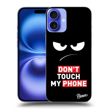 Ovitek za Apple iPhone 16 Plus - Angry Eyes - Transparent