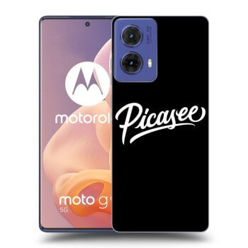 Ovitek za Motorola Moto G85 - Picasee - old logo - white