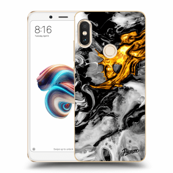 Ovitek za Xiaomi Redmi Note 5 Global - Black Gold 2