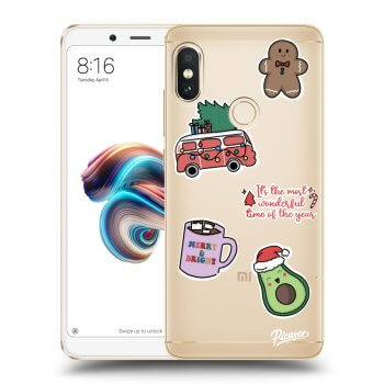 Ovitek za Xiaomi Redmi Note 5 Global - Christmas Stickers