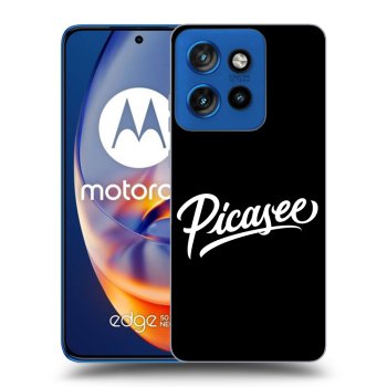 Ovitek za Motorola Edge 50 Neo - Picasee - old logo - white