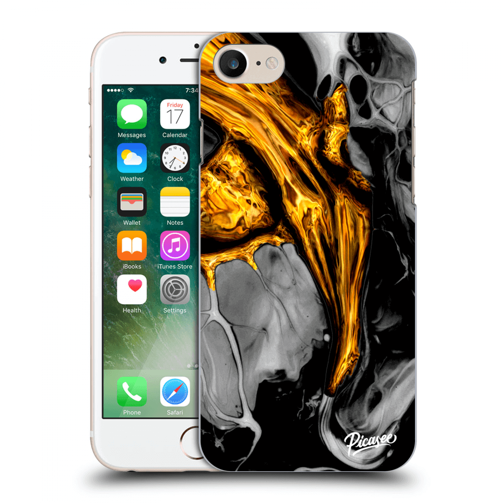 Picasee ULTIMATE CASE za Apple iPhone 7 - Black Gold