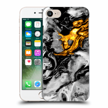 Picasee ULTIMATE CASE za Apple iPhone 7 - Black Gold 2