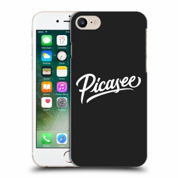 Picasee silikonski črni ovitek za Apple iPhone 7 - Picasee - White