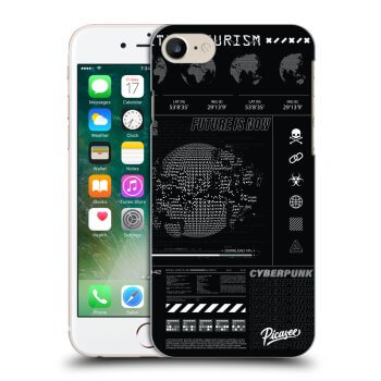 Picasee silikonski črni ovitek za Apple iPhone 7 - FUTURE