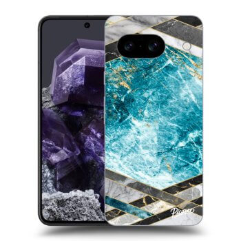 Ovitek za Google Pixel 8 - Blue geometry