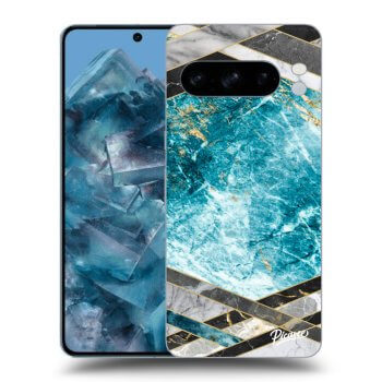 Ovitek za Google Pixel 8 Pro - Blue geometry