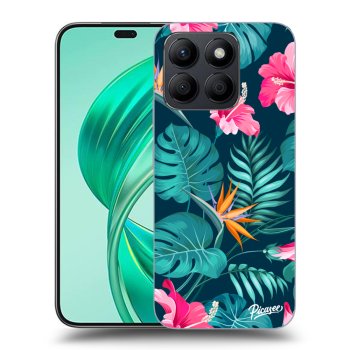 Ovitek za Honor X8c - Pink Monstera