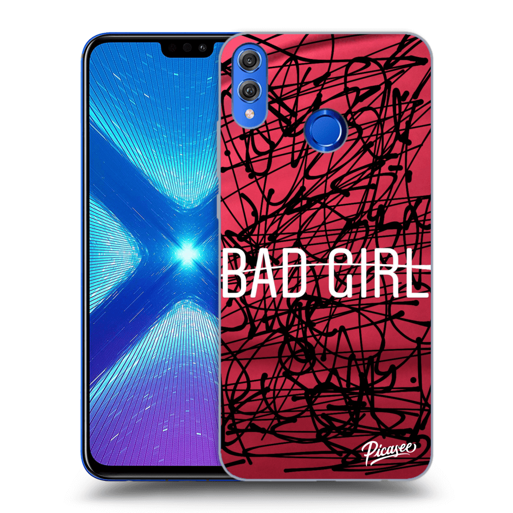 Picasee silikonski prozorni ovitek za Honor 8X - Bad girl