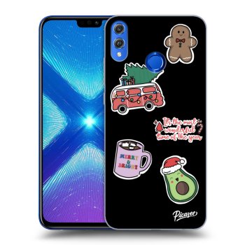 Ovitek za Honor 8X - Christmas Stickers