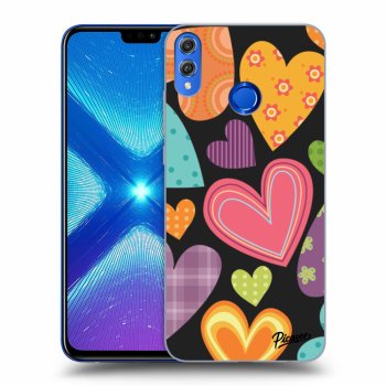 Ovitek za Honor 8X - Colored heart