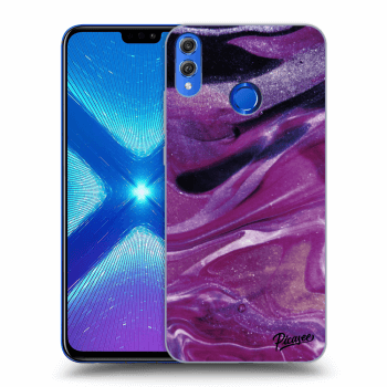 Ovitek za Honor 8X - Purple glitter