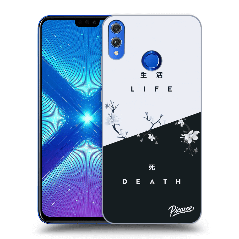 Picasee silikonski prozorni ovitek za Honor 8X - Life - Death