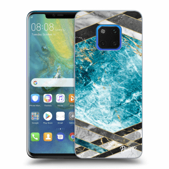 Ovitek za Huawei Mate 20 Pro - Blue geometry