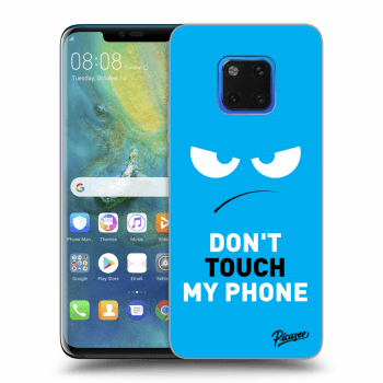 Ovitek za Huawei Mate 20 Pro - Angry Eyes - Blue