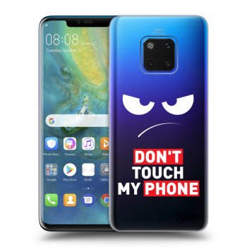 Picasee silikonski prozorni ovitek za Huawei Mate 20 Pro - Angry Eyes - Transparent