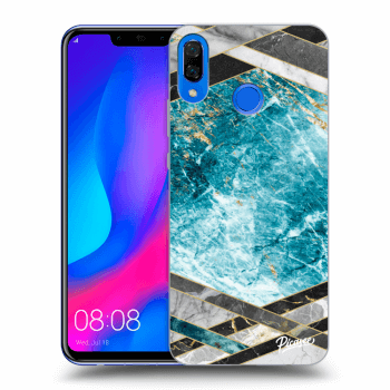 Ovitek za Huawei Nova 3 - Blue geometry